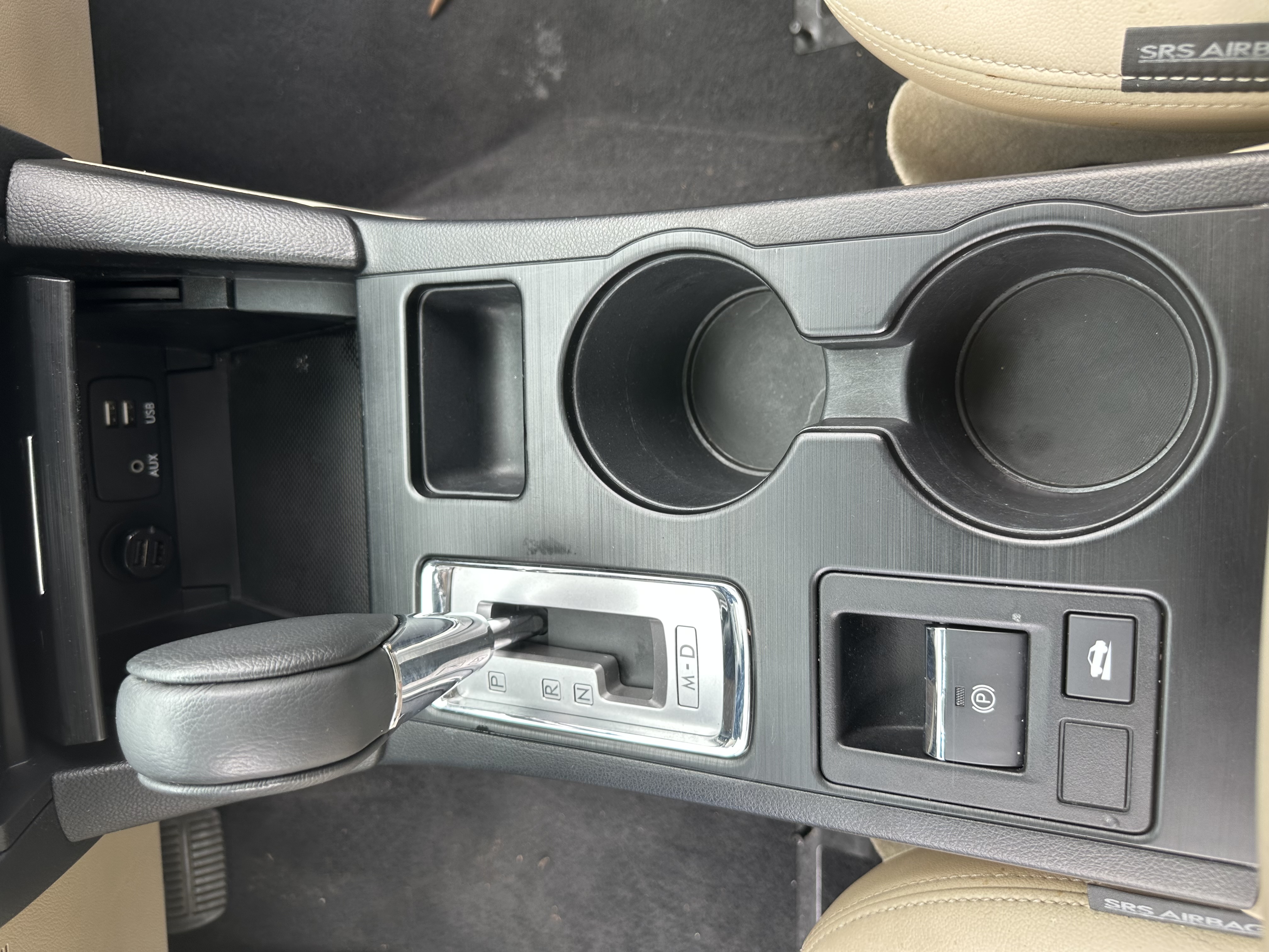Center console after detailing