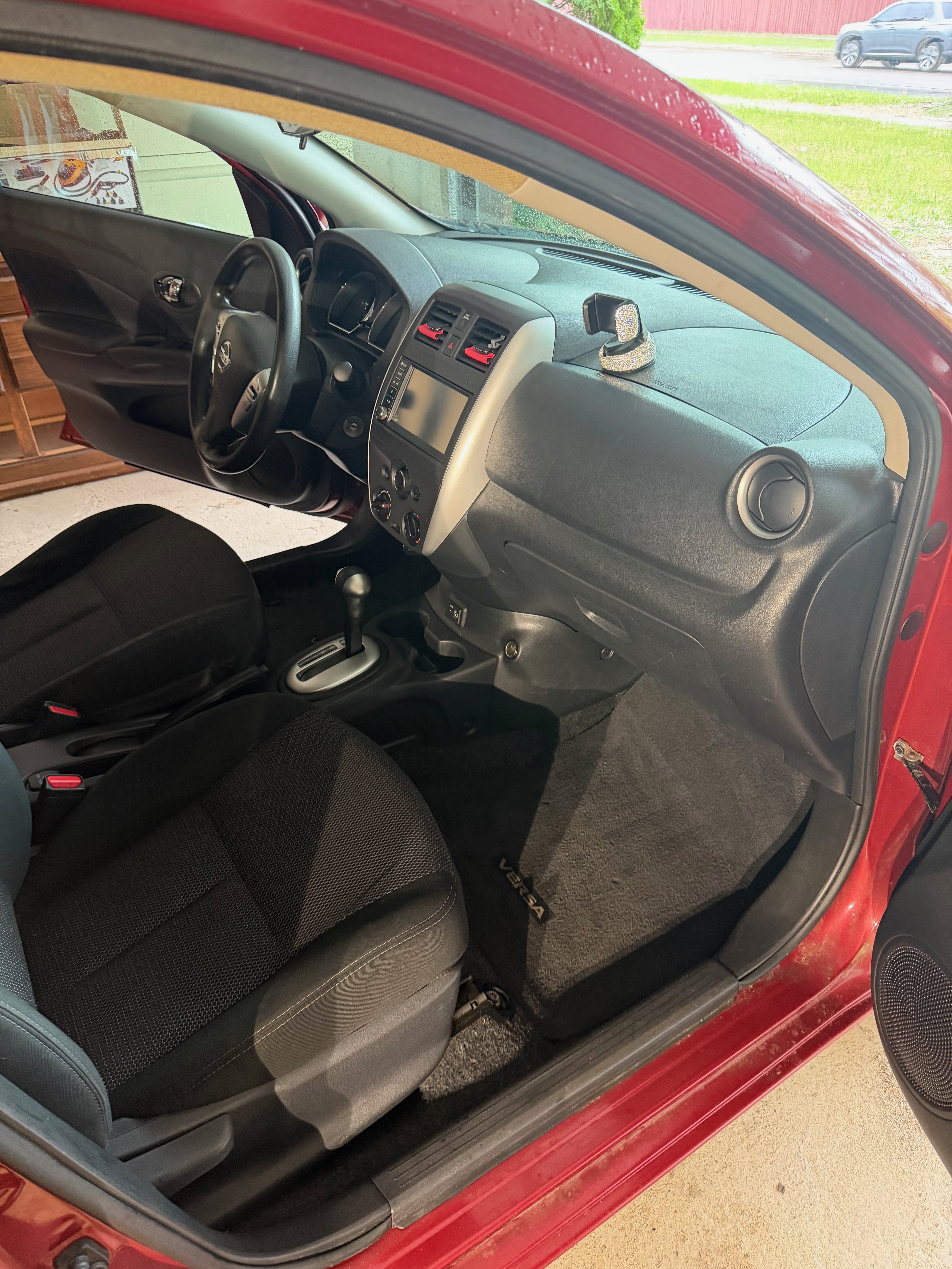 Freshly detailed vehicle interior finish